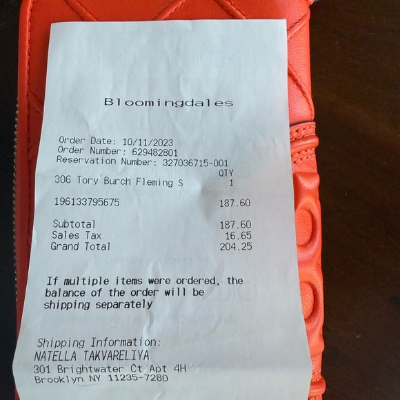 Fleming Soft Continental Wallet Tory Burch - Picture 5 of 8